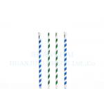 BPA Free Waterproof Paper Straws Milkshake Paper Spoon Straws No Smell for sale