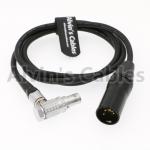 XLR 4 Pin Male to Right Angle Female 1B 6 Pin Elbow Cable For Red Scarlet Epic for sale