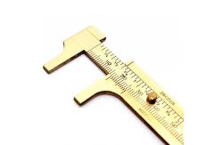 China High Quality Mini Brass Sliding Gauge Vernier Caliper Measure Measurement Tool For Pocket supplier