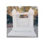 PVC Inflatable Small White Bouncy Toddlers Bounce Castle House With Ball Pool For Event for sale