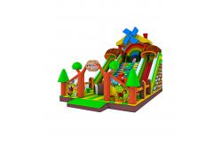 China Farmland Inflatable Playground with Rainbow Slide Customized supplier