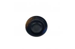 China 4.5 Custom A5 Black Frosted Round Melamine Noodle Bowl For Hotel Party supplier