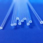 Quartz Capillary Tube V Groove U Groove Slotted For Fiber Precision