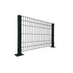 Metal Frame Curvy Welded V Mesh Security Fencing for sale