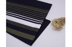 China Soft And Comfortable Versatile Striped Material Fabric For T-Shirt supplier