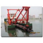 GPS Navigation  450mm 18 inch Dredging Vessel with Suction Cutter Crown Type and Spud Carriage Sand Dredging for sale