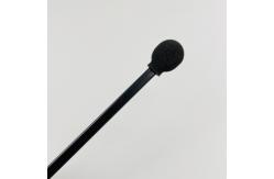 China Round Foam Tip Swabs Black Handle Clean Excess Adhesives After Gluing supplier
