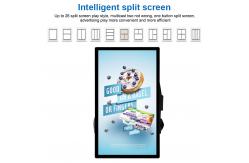 China Vertical advertising lcd pannel meida player screen walking billboard poster backpack digital signage supplier