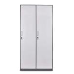 Two Doors Two Line Metal Sports Lockers Powder Coating Metal Locker Wardrobe for sale