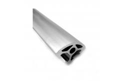 China 30x30mm Half Round C Aluminium Industrial Profile M8 Section supplier