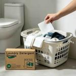 China Eco-Friendly Strong Cleansing Laundry Detergent Sheets with Customizable Fragrance for sale