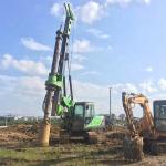 60 KN.M Torque Hydraulic Bore Pile Machine Rotary Mobile Drilling Rig 2700mm for sale