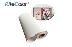 China Artist Matte Large Format Printing Canvas / Pigment Inkjet Printing Polyester Canvas supplier