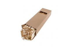 China Washable Reusable Thick Paper Straws Smooth Cutting 0.25 Inches Diameter supplier
