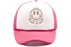 China Adjustable 5 Panel Trucker Cap Summer Baseball Mesh Breathable Hip Hop Hat supplier