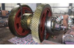 China Mill Casting Processing Pinion Gear And Shaft For Manufacturing Plant supplier