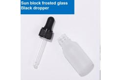 China 1 Oz Clear Glass Dropper Bottles OEM 2oz Dropper Bottles Screen Handling supplier
