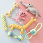 Rope Biting Teeth Puppy Chew Toys For Relieving Boredom Best Chew Toys For Small Puppies for sale