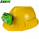3.7V Coal Mining Cap Lights , 15000lux 232 Lumens LED Miner Cap Lamp for sale