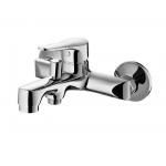 Wall Mounting Bath Mixer Taps  Single Handle Chrome Bath Faucet Rust Proofing for sale
