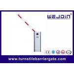 Vehicle RS485 220v Parking Lot Barrier Gates Steel Straight Arm for sale