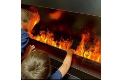 China Atomizing 3d Mist Water Vapor Electric Fireplace Steam Led Light Intelligent supplier