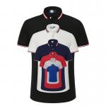 ODM Cotton 3D Embroidery Polo Short Sleeve Shirt 0.1mm Heat Transfer for sale