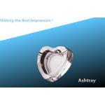 ashtray/glass ashtray/crystal ashtray/heart shaped ashtray/cigarette gift for sale