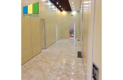 China Conference Hall Mobile Wall Partition Folding Room Soundproof Acoustic Partitions supplier