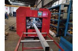 China Speed Steel Square Pipes Punching Machine PLC Control 50-100 Punches/Min supplier