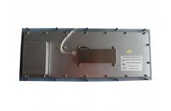 China Dynamic Industrial Black Metal Keyboard ESD IK08 With Touchpad supplier