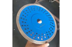 China 125mm Turbo Segmented Diamond Cutting Blade Dry Cutting Disc Granite Marble Use supplier