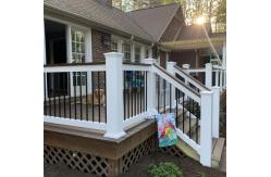 China Home Use FRP Hand Railing Fiberglass Balustrades 36cm-96cm Width supplier