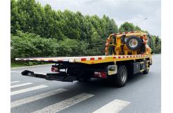 China One To Two Heavy Duty Wrecker 5 Tons Platform Wrecker Truck 4x2 supplier
