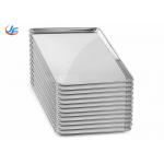 RK Bakeware China 400x600mm Aluminium Baking Tray , Aluminium Bread Cookie Sheet Pan Baking Tray for sale