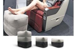 China Light Weight Blow Up Foot Rest Travel Pillow Sitting Backrest Cushion supplier