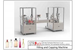 China 30 BPM Perfume Filling And Capping Machine With PLC And Touch Screen Control supplier