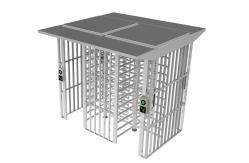 China Intelligent Auto Arc Full Height Turnstile Waterproof Access Control With Double Lane supplier