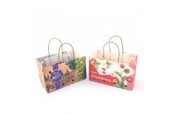 China Printing LOGO Fruit Paper Bags With Eco Friendly Water Based Soy Ink supplier