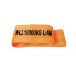 Orange 4M 100% Polyester 10 Tonne Flat Lifting Slings, webbing sling, single layer for sale