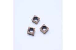 China Fracture Resistance Cermet Turning Tool Inserts Good Surface Smoothness CCMT09T304-1PP PV4312 supplier