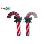 2m  Inflatable Arch Christmas Crutches With Led Light for sale