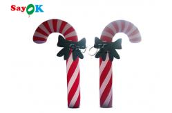 China 2m  Inflatable Arch Christmas Crutches With Led Light supplier