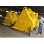 5cbm welded Custom Excavator Buckets higher performance For Hitachi EX1200