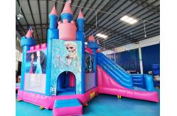 China Slide Inflatable Bounce House Combos Frozen Jumping Bouncy Castle supplier