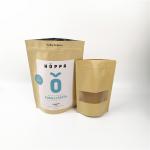 Kraft Paper Stand Up CYMK 6oz 8oz Snack Bag Packaging for sale