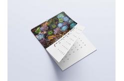 China Matte Lamination Desk Calendar Printing 600-1000gsm Monthly Wall Calendars supplier