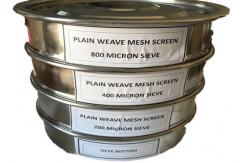 China 304 Stainless Steel Wire Mesh Lab Test Sieve 10 Mesh supplier