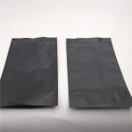 reusable matt black stand up pouch Plastic Pouches Packaging for coffee bean for sale