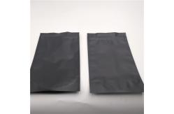 China reusable matt black stand up pouch Plastic Pouches Packaging for coffee bean supplier